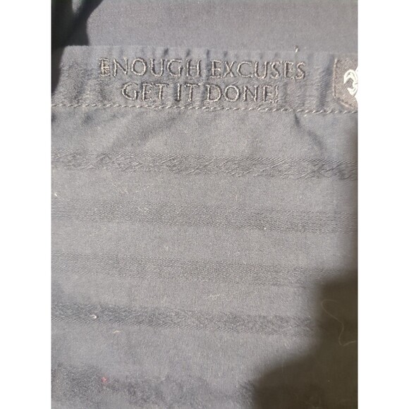 ROAR Dress Shirt LG Mens Graphic Black Embroidered Artsy Rodeo Strong Cowboy - Picture 15 of 16